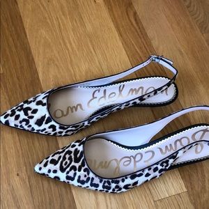 Sam Edelman Sz 10 leopard shoes